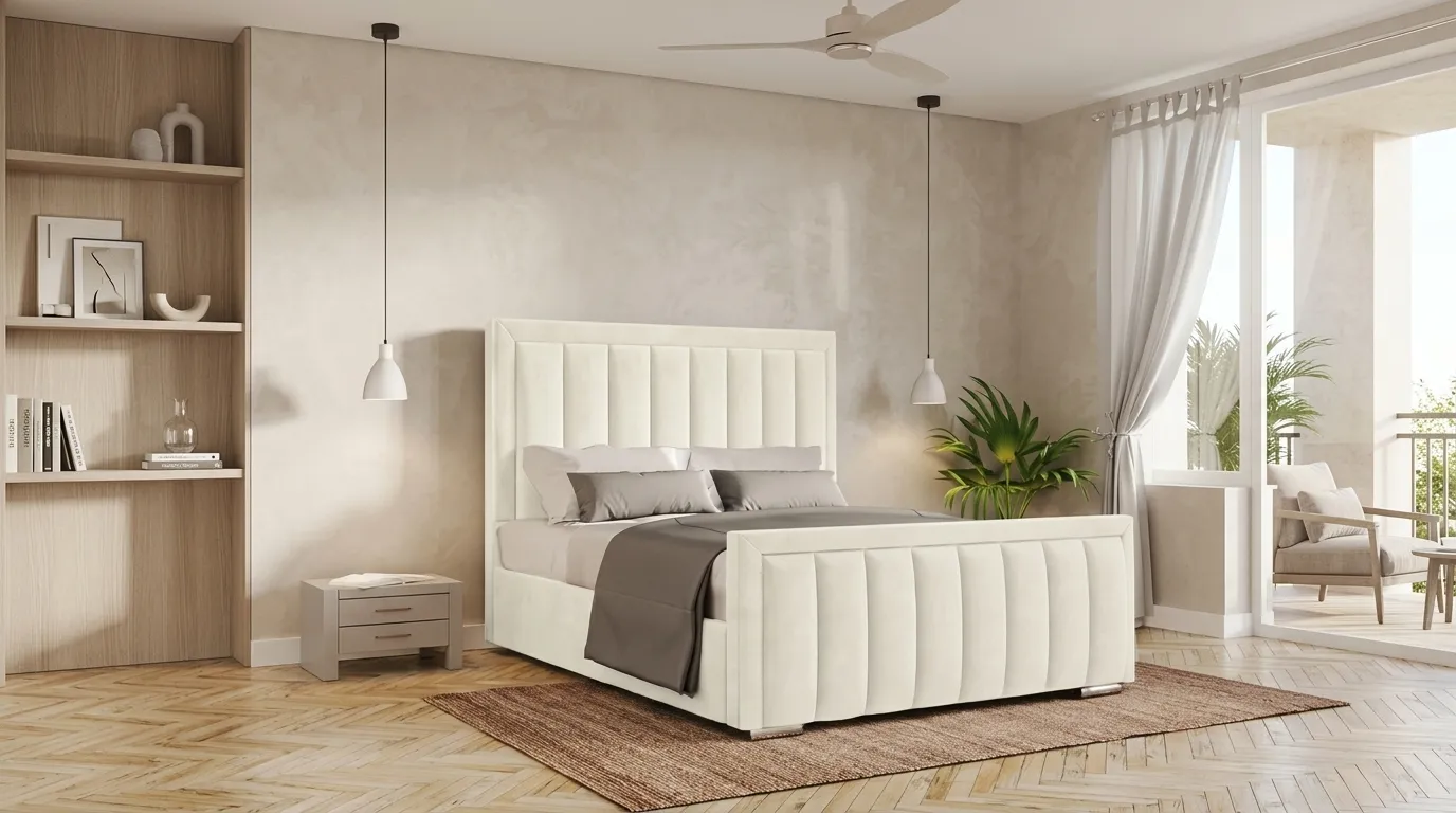 Luxury Panel Line Bumper Bed