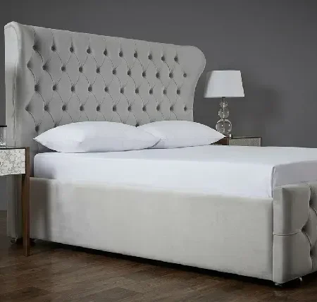 Luxury Oxford Wingback Bed