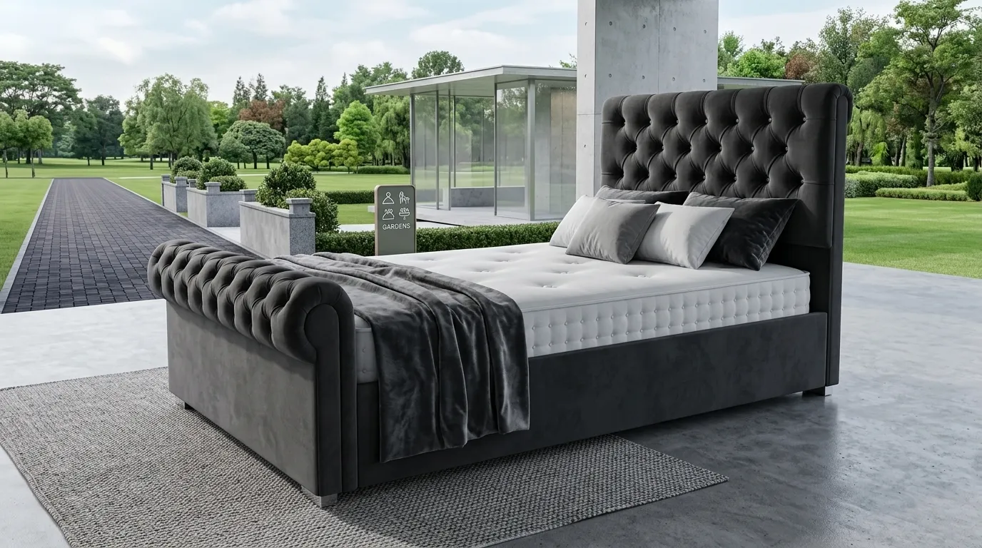 Luxury Sleigh Bed - Image 3