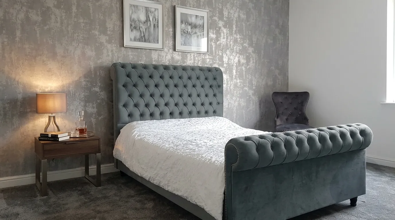 Luxury Sleigh Bed - Image 4