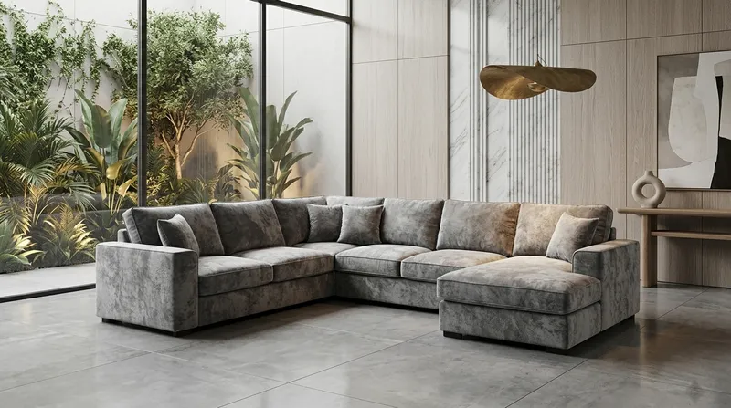U shape Sofa - Image 4
